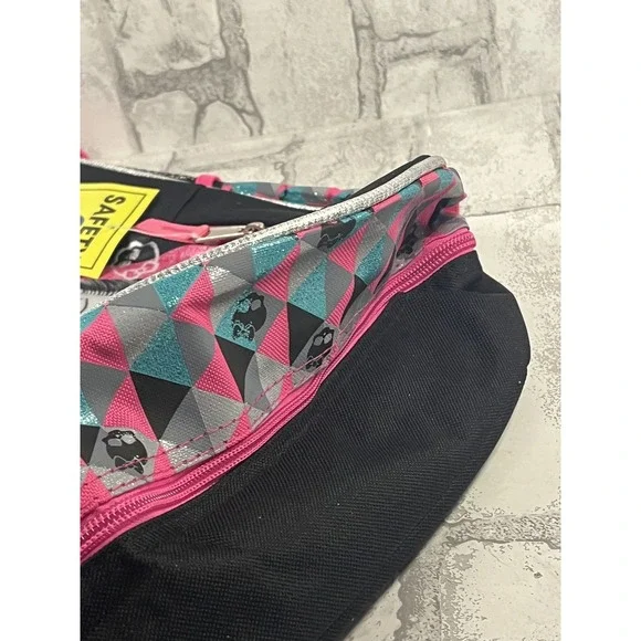 NWT 16 Monster High Cartoon Large Backpack Casual Book Bag RARE 2015 Mattel